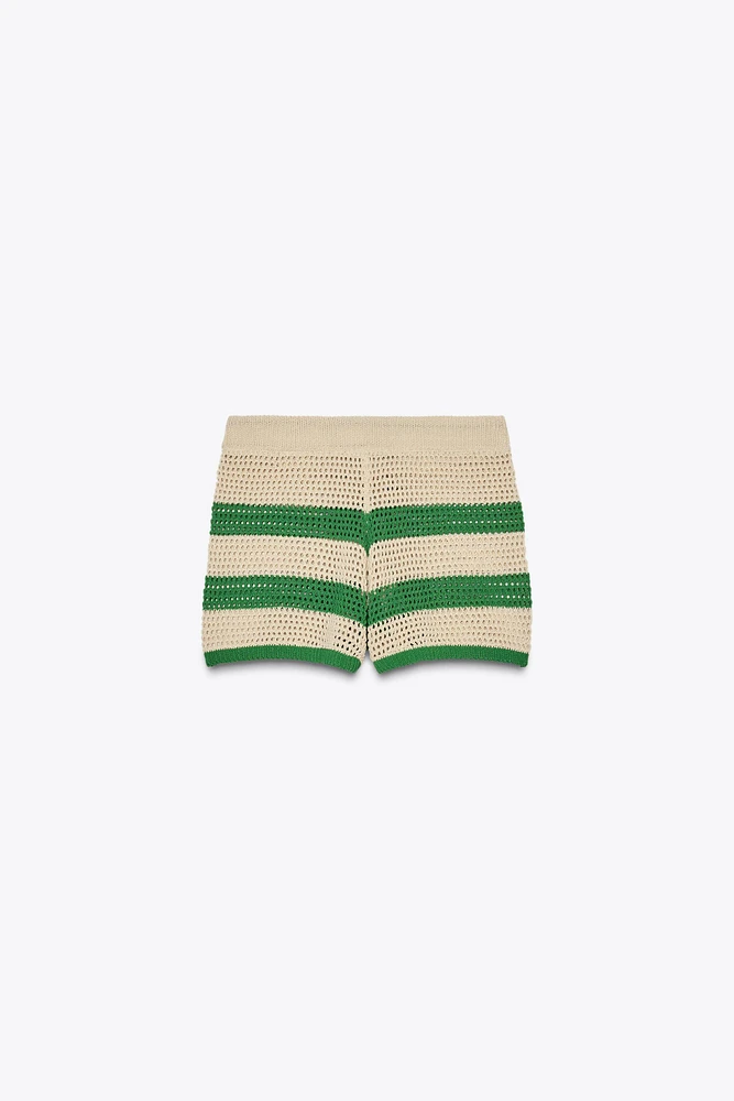 SHORT EN MAILLE