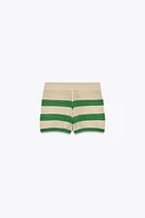 SHORT EN MAILLE