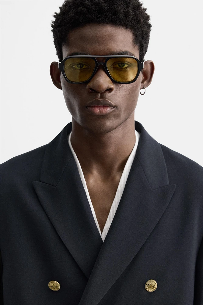 BLAZER CROISÉE BOUTONS
