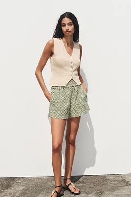 KNIT VEST TOP