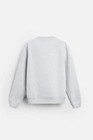 TEXT PRINT SWEATSHIRT