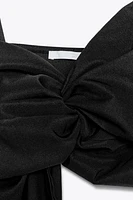 MAXI BOW CROP TOP