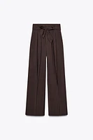 PANTALON LARGE CEINTURE