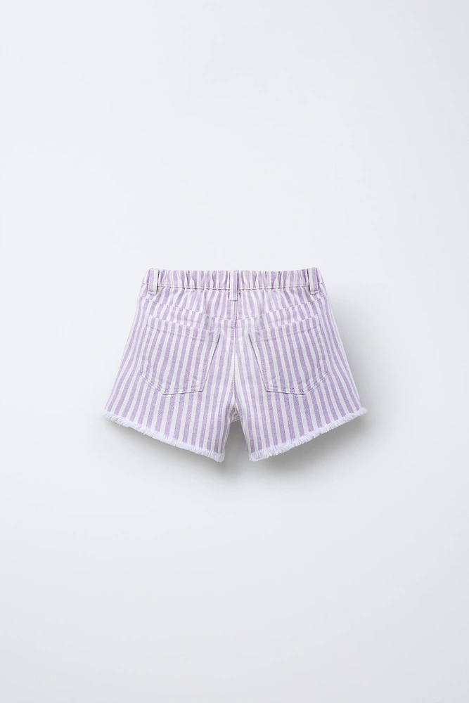 MOM FIT TWILL SHORTS