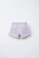 MOM FIT TWILL SHORTS