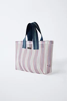 LARGE STRIPED BAG