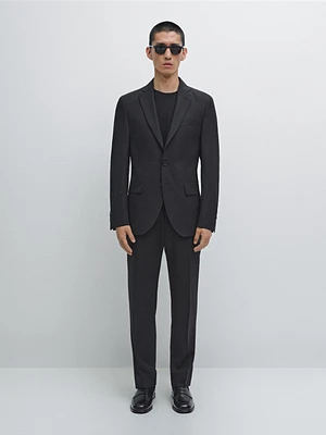 100% wool suit blazer
