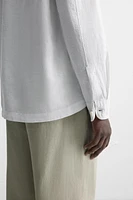 LINEN - COTTON POLO SHIRT