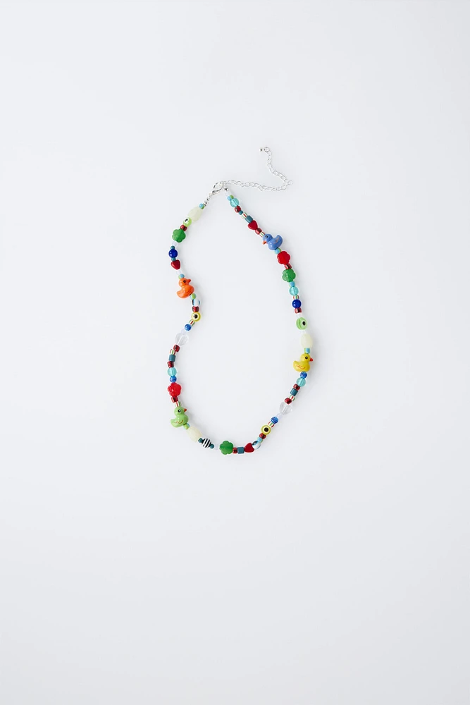 DUCKLING BEAD NECKLACE