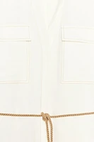 CHEMISE SAFARI LACET AVEC RAMIE