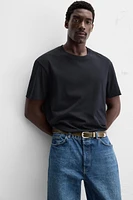 IRREGULAR HEM T-SHIRT