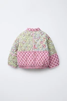 FLORAL PADDED JACKET