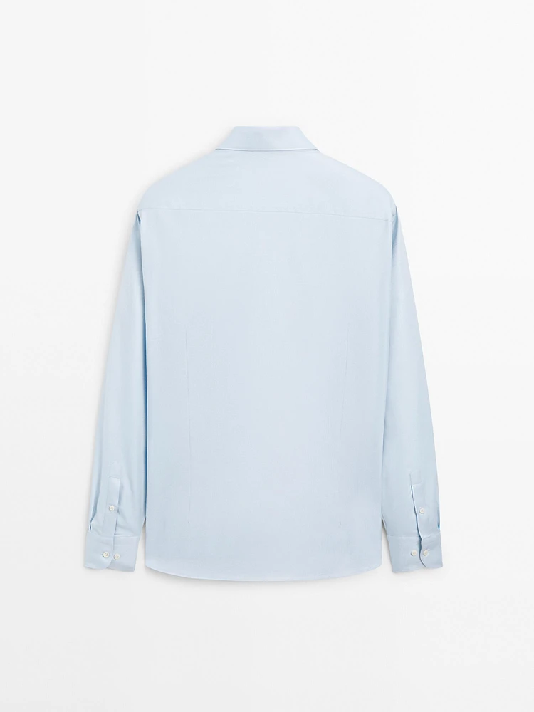 Slim fit 100% cotton Oxford shirt