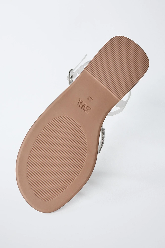 SANDALES EN VINYLE FANTAISIE