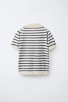 LINEN COTTON POLO SHIRT