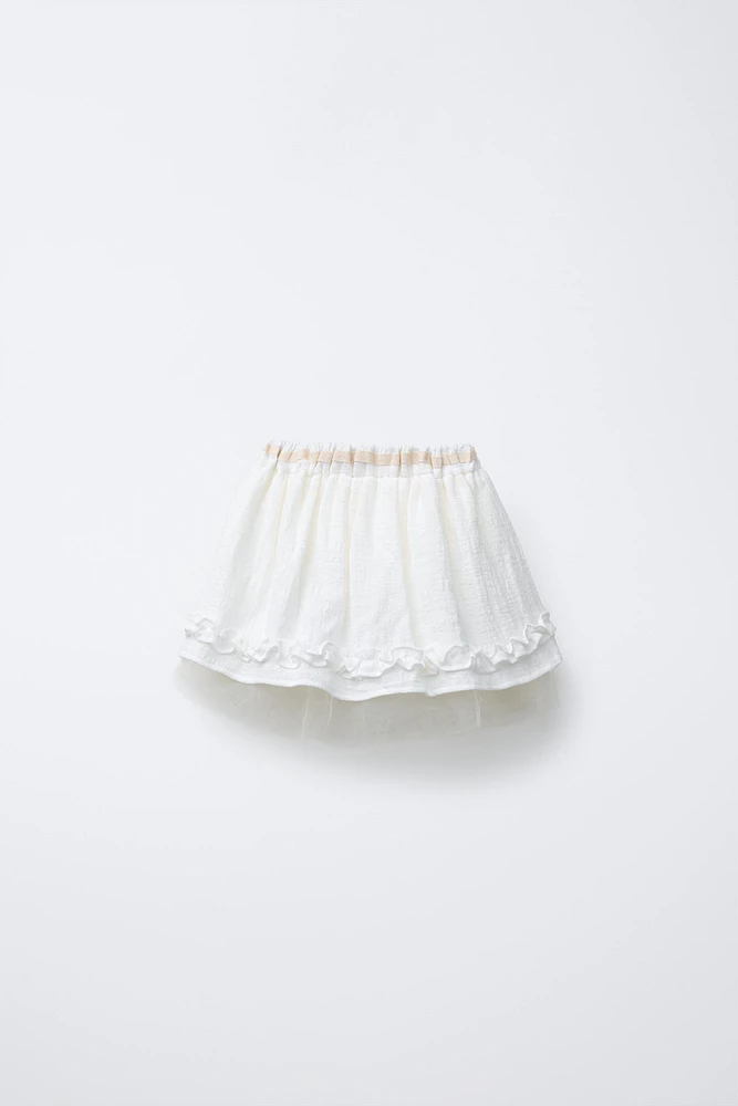 JUPE-SHORT TULLE