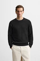 PULL BASIQUE EN MAILLE PERLÉE
