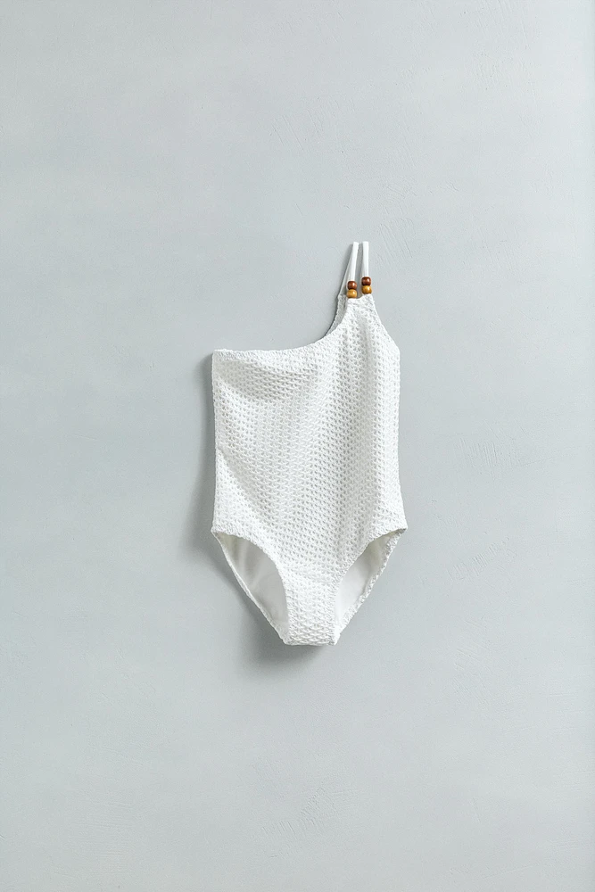 6-14 YEARS/ CROCHET KNIT SWIMSUIT