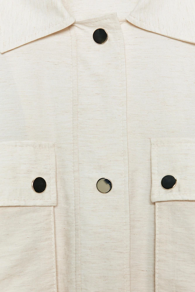 CHEMISE SAFARI COURTE MANCHE RETROUSSÉE
