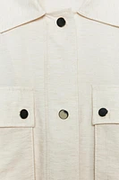 CHEMISE SAFARI COURTE MANCHE RETROUSSÉE