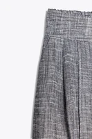 WIDE LEG LINEN PANTS