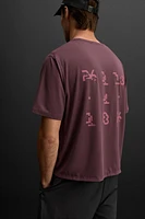 T-SHIRT PERFORÉ IMPRIMÉ