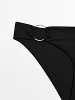 Bikini bottoms with ring detail