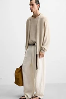 GILET STRUCTURÉ AVEC LIN