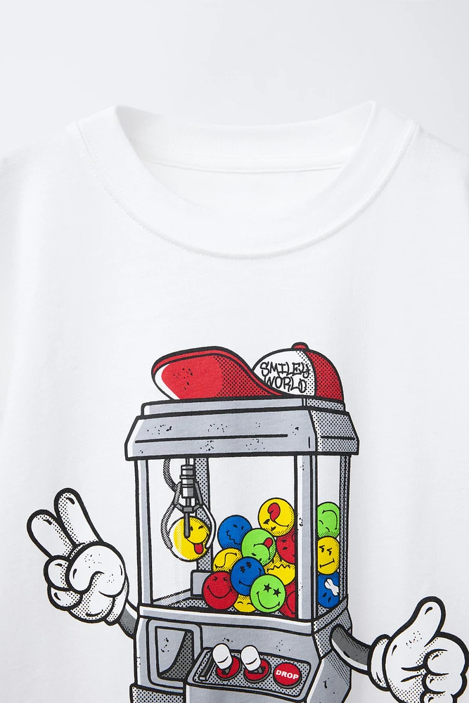 T-SHIRT IMPRIMÉ SMILEYWORLD ®