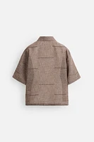 CHEMISE STRUCTURE BRODÉ