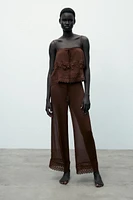 FLOWY LACE PANTS