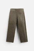 RELAXED FIT CORDUROY PANTS