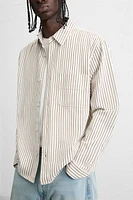 STRIPED RELAXED FIT SHIRT