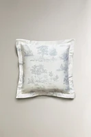 TAIE D’OREILLER SATIN TOILE JOUY