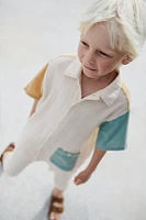 CHEMISE TEXTURÉE MULTICOLORE