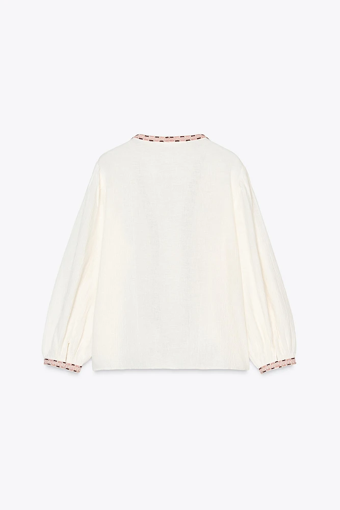 EMBROIDERED SHIRT