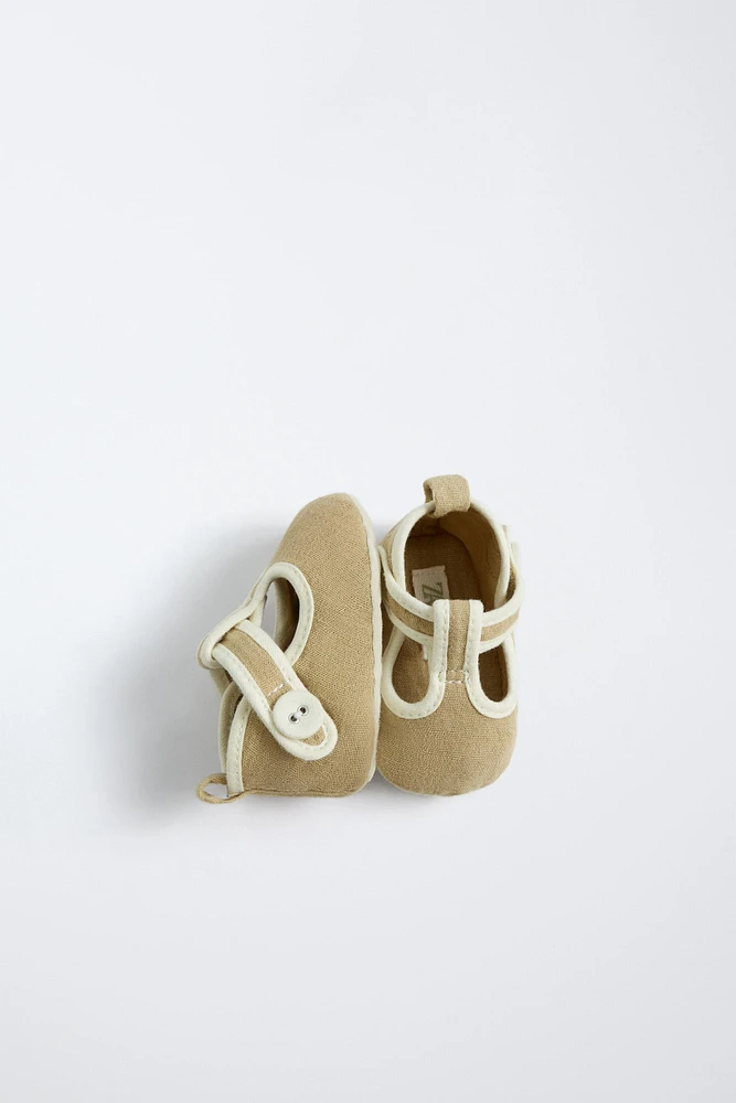 CHAUSSONS EN COTON