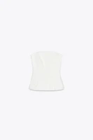 TOP BANDEAU DENIM TRF