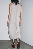TIED CHIFFON BODYSUIT