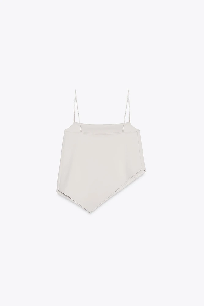 TOP ASYMÉTRIQUE CRÊPE