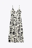 PRINTED CUT OUT DRESS