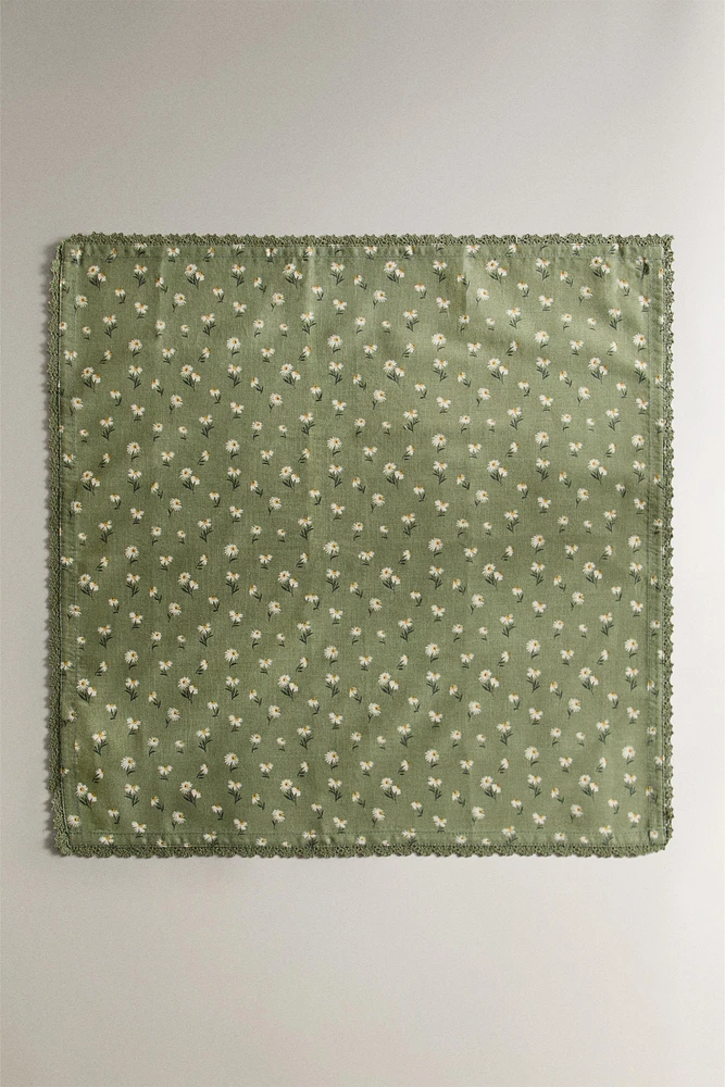 SET OF DAISY COTTON NAPKINS (SET OF 2)