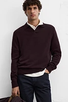 WOOL KNIT POLO