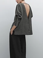 Flowing shirt with pleated cuff detail - Studio