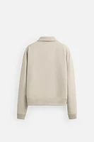 QUARTER ZIP TECHNICAL SWEATSHIRT