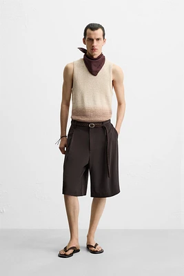 T-SHIRT EN MAILLE COTON - LIN