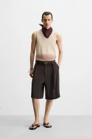 T-SHIRT EN MAILLE COTON - LIN