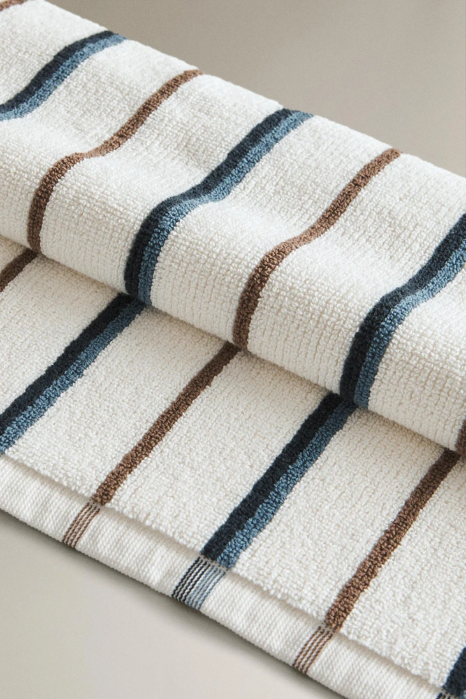 SERVIETTE DE BAIN RAYURES COLORÉES