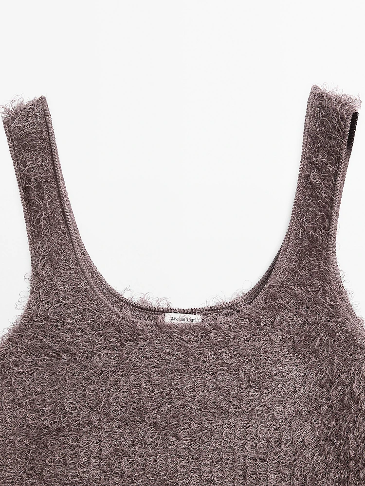 Top en maille à fil bouclé - Studio
