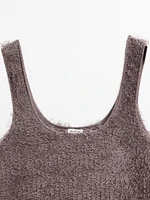 Top en maille à fil bouclé - Studio